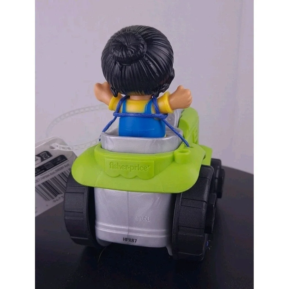 Fisher‎ Price Little People Green Tractor & Farmer Girl Figure Toy Vehicle NEW